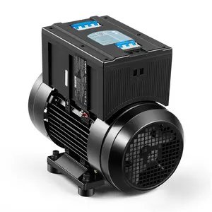 VEVOR Single Phase to 3-Phase Rotary Converter, 7.5HP 21A 208-240V Input/Output Rotary Phase Converter - Expandable to Higher Horsepower for Heavy-Load Equipment