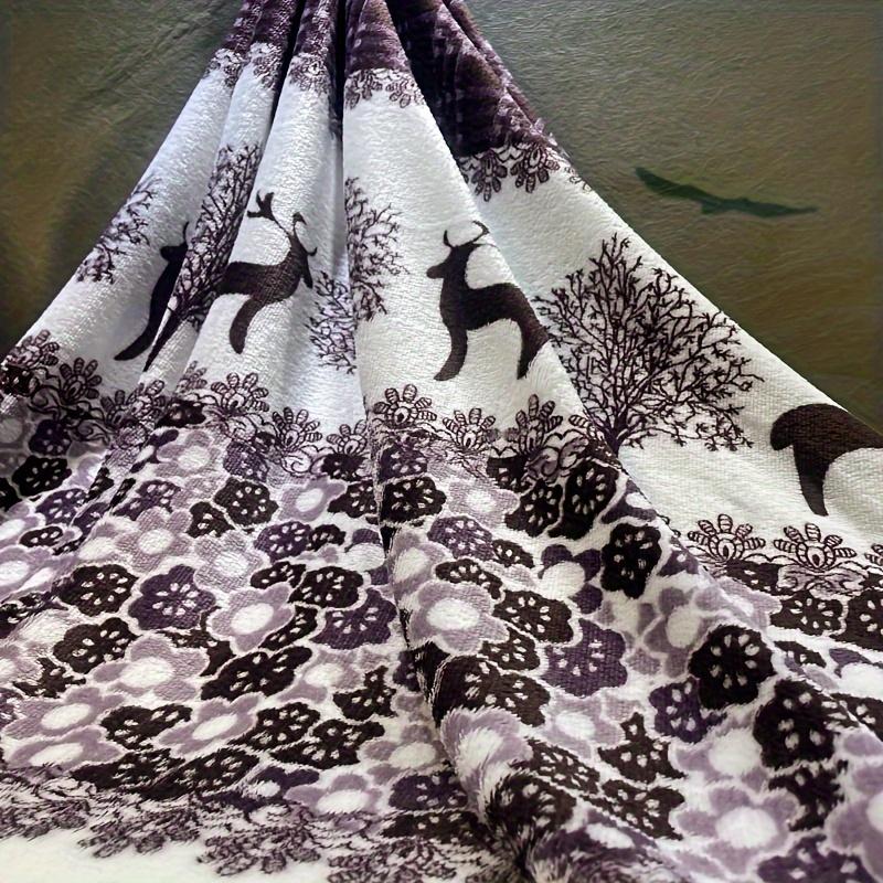 A beautiful, comfortable, and warm wool blanket, suitable for use on sofas, beds, and in cars