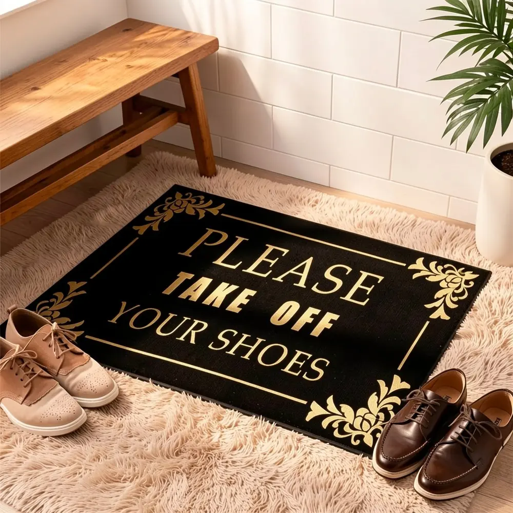 Indoor Non-Slip Floor Mats - Home Decor Entryway Carpets for Shoe Removal