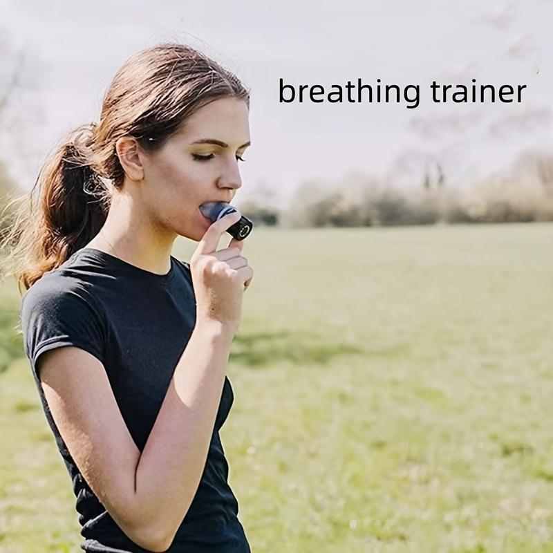 &Breathing Exercise Tool for Lungs, Portable Adjustable Resistance Lung Exerciser, Lung Capacity Abdominal Breathing Trainer, Fitness Trainer Accessories for Gym Workout Use
