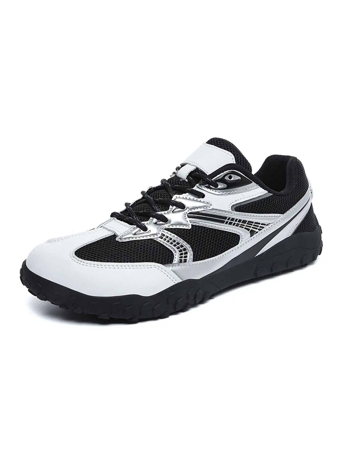 Men's Breathable Mesh Training Sneakers Non Slip Rubber Sole Casual Workout Gym Walking Athletic Shoes