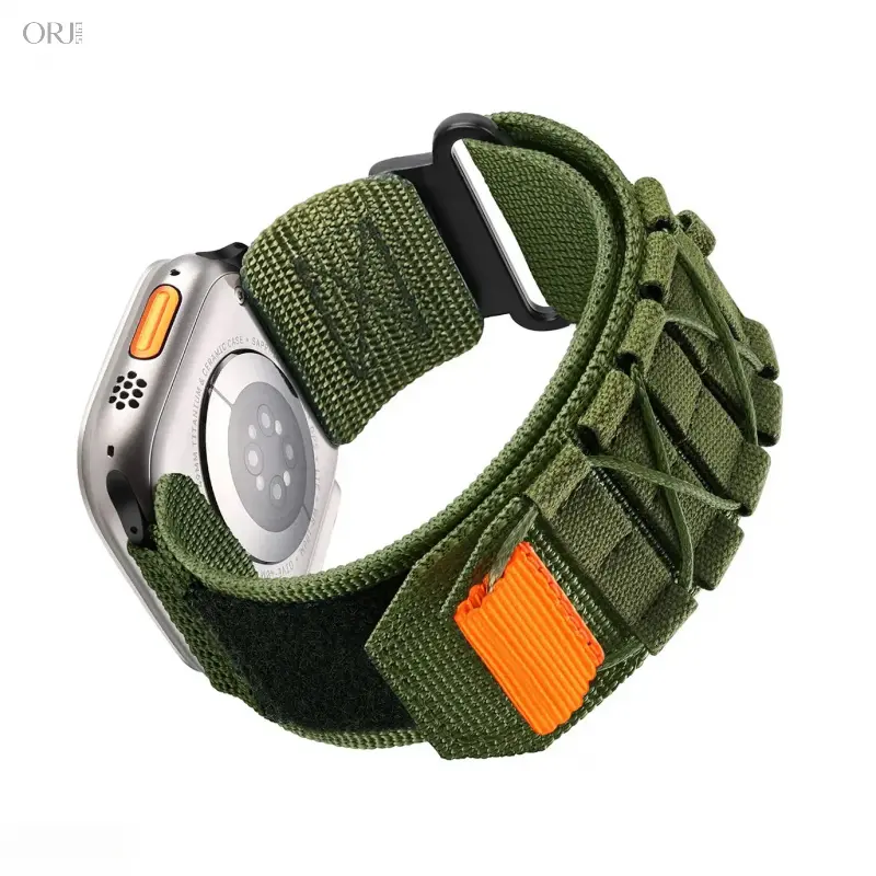 Durable Nylon Braided Loop Canvas Sports Watch Strap - Nylon Fabric Universal Accessory for 20mm-22mm Gauge Watches, Casual Everyday Customized Bracelet with Inspirational Message, Heart Design Jewelry for Men