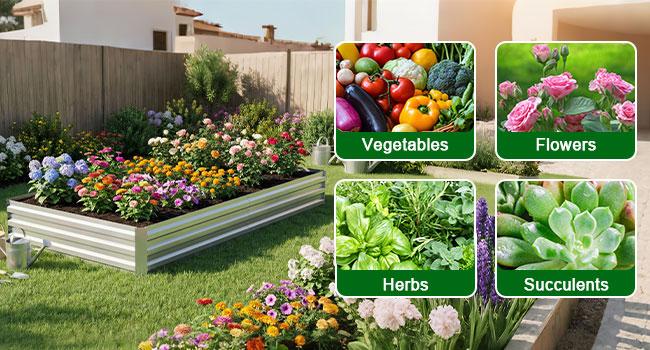 6x3x1FT Galvanized Raised Garden Bed Outdoor Patio, Large Rectangular Metal Planter Boxes,Plant Container Kit for Gardening, Vegetables, Flowers, Herbs,Silver,1 Pack 6x3x1FT Galvanized Raised Garden Bed Outdoor Patio, Large Rectangular Metal Planter Boxes,Plant Container Kit for Gardening, Vegetables, Flowers, Herbs,Silver,1 Pack