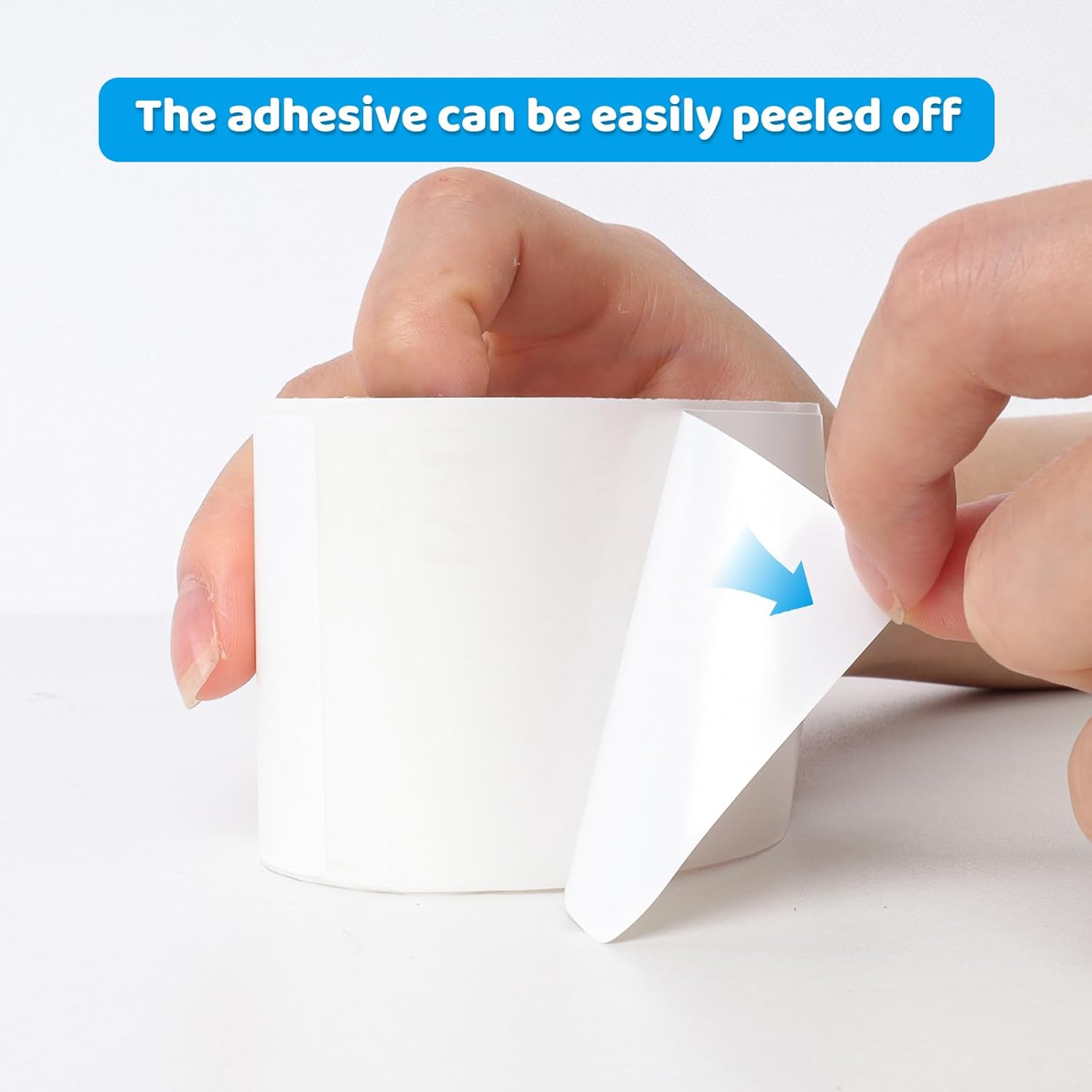 3 Rolls Label Tape Thermal Label Tape Label Print Stickers 1.97''x3.15''(50x80mm)  Labels Self-Adhesive Label Tape for Label Printers 80 Label Per Roll (White, 1.97"x3.15")