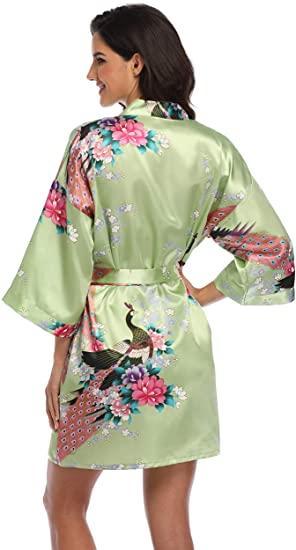 Rayon Robes Women Nightwear Flower Home Clothes Intimate Lingerie Casual Kimono Bath Gown Lady Night Dress Oversize 3XL
