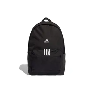 Adidas CLSC BOS 3S BP Backpack for Men – Casual Sporty Nylon Bag with Logo Print, Zip Closure, Black