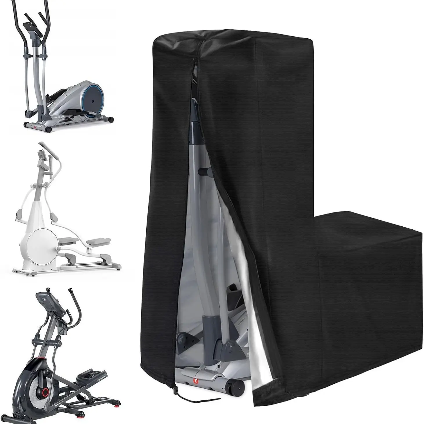 1pc Elliptical Bike Trainer Cover, 2 Size Available, Reusable, Fit for Home Gym Equipment, Fitness Equipment Cover.
