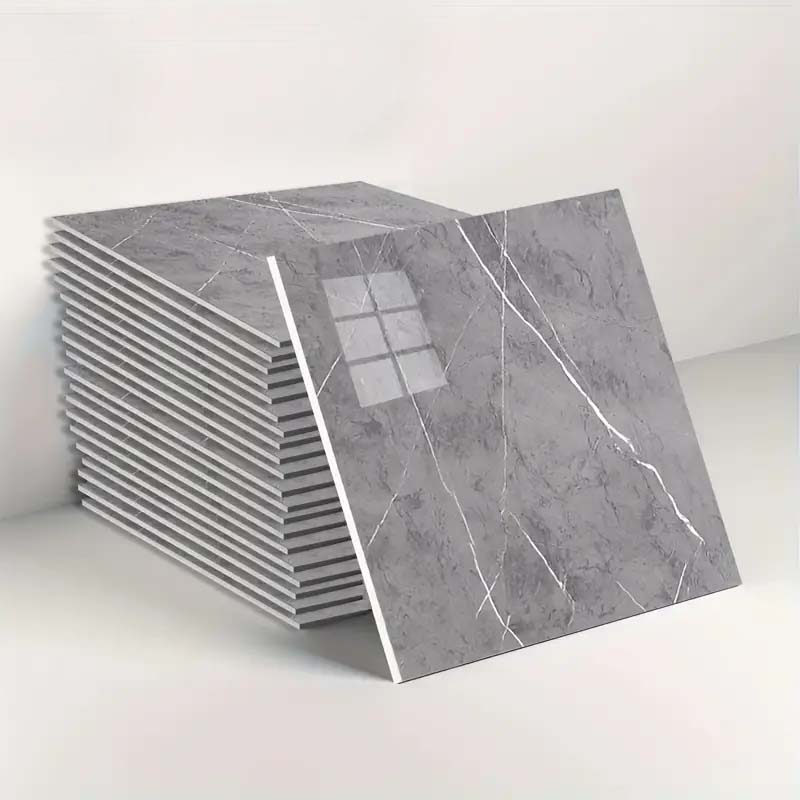 Marble Pattern Self-adhesive Wall Panel, Waterproof Peelable & Stick-on Shower Wall Panel, Suitable for Bathrooms and Kitchens