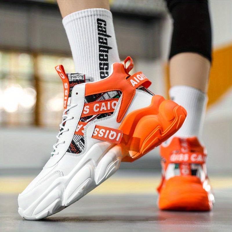 Platform Sneaker, Casual Coach Shoes, Tennis Shoes, Fashion and Young Student Shoes, Platform Men's Shoes