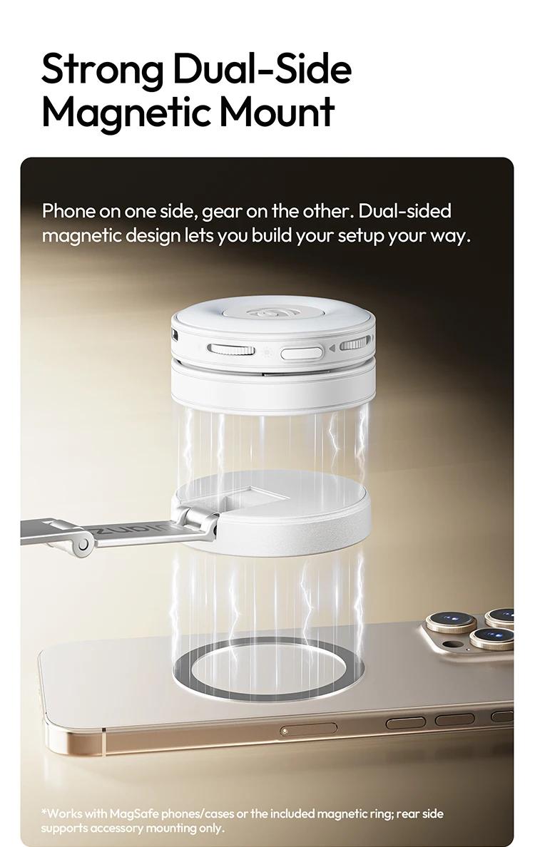 Ulanzi MT85 Smartphone Selfie Stick Phone Automatic Tripod Stand 1.5M With Bluetooth Controller 10M Wireless Magsafe Quadruped