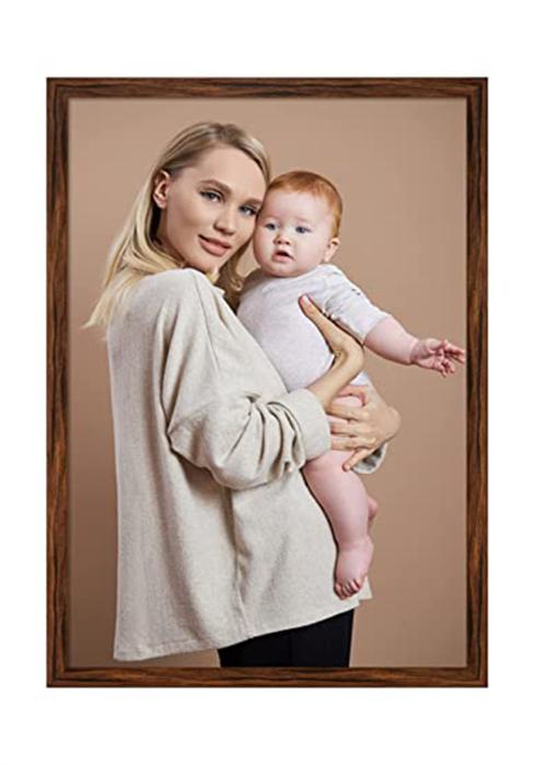 Rustic Oak 24x36 Frame Single Frame 24 x 36 Poster Frame for Artwork Puzzles Photos Movie Posters Picture Frames