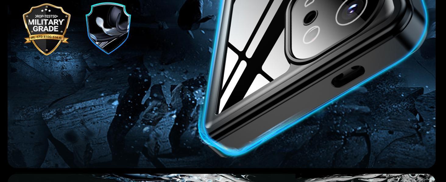 for Samsung Galaxy S25 Ultra Case Waterproof [IP68 Underwater][Built-in Screen & Lens Protector][12FT Shockproof] 360° Full Body Heavy Duty Protective Phone Case for Galaxy S25 Ultra 5G 6.9''