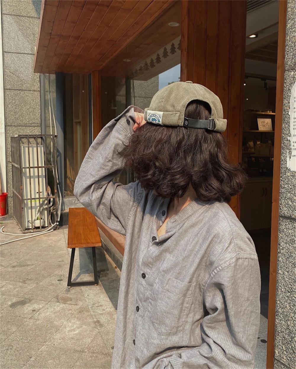 Fashion Cotton Brimless Hat Men Women Retro Skullcap Melon Docker Cap Street Hip Hop Without Visor Summer Outdoor Beanie Gorras