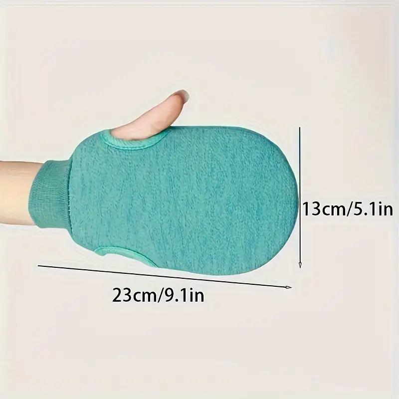 1 exfoliating bath glove, double-sided massage scrub glove, bath accessory