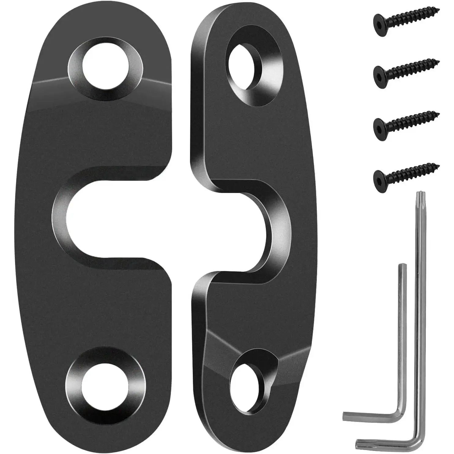 [Father’s Day Gift] Aluminum Alloy Sun Visor Effective Repair Kit - 2 Mounting Clips, 4 Screws, 1 Small Screwdriver, Easy Install & Remove Accessory, Highly Compatible for Jeep Wrangler JK/JL, Gladiator JT 2020-2023