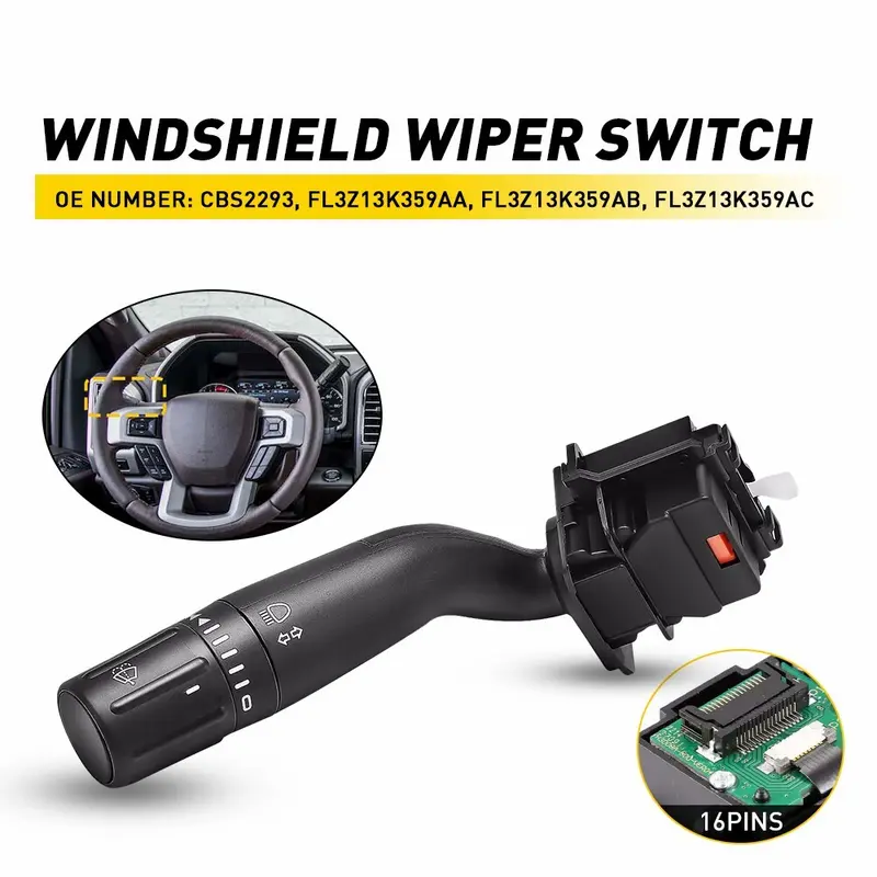 Control Windshield Wiper Arm Turn Signal Lever Switch FOR 2015-2020 Ford F-150