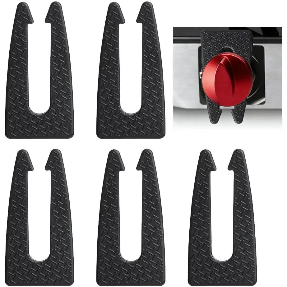 5 Pack Gas Stove Knob Locks, Stove Locks, Heat-Resistant Oven Knob Locks,  Fit for Gas/Electric Stoves,Gas Stove Knob Safety Covers   Accidental