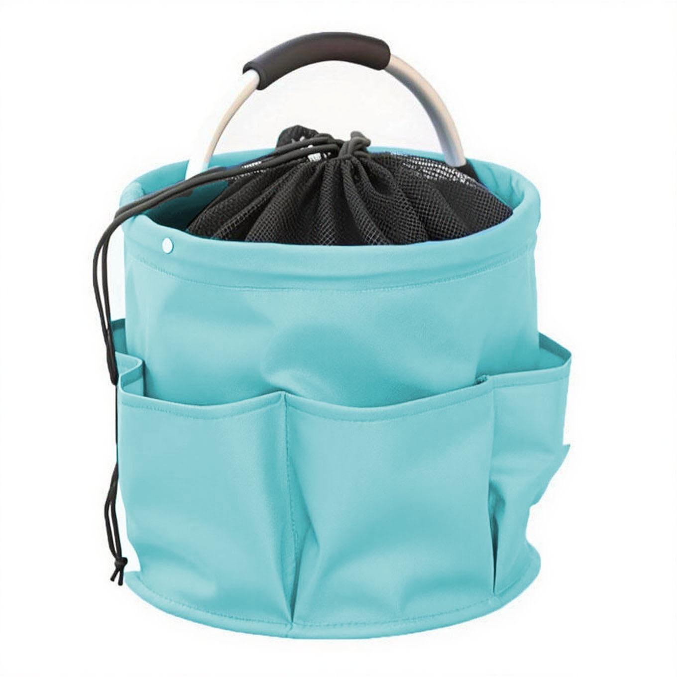Foldable storage bucket, portable shopping bag, outdoor camping barbecue and picnic basket, waterproof, multi-pocket design, aluminum handle, tool storage basket, bathroom storage, durable, travel storage Foldable storage bucket, portable shopping bag, outdoor camping barbecue and picnic basket, waterproof, multi-pocket design, aluminum handle, tool storage basket, bathroom storage, durable, travel storage