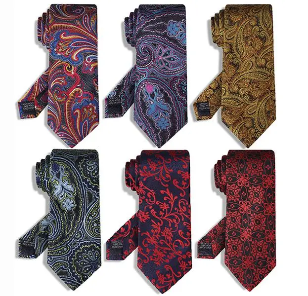 Weishang Men's Tie Set – Jacquard Tie Collection, 6 Pieces Weishang Men's Tie Set – Jacquard Tie Collection, 6 Pieces