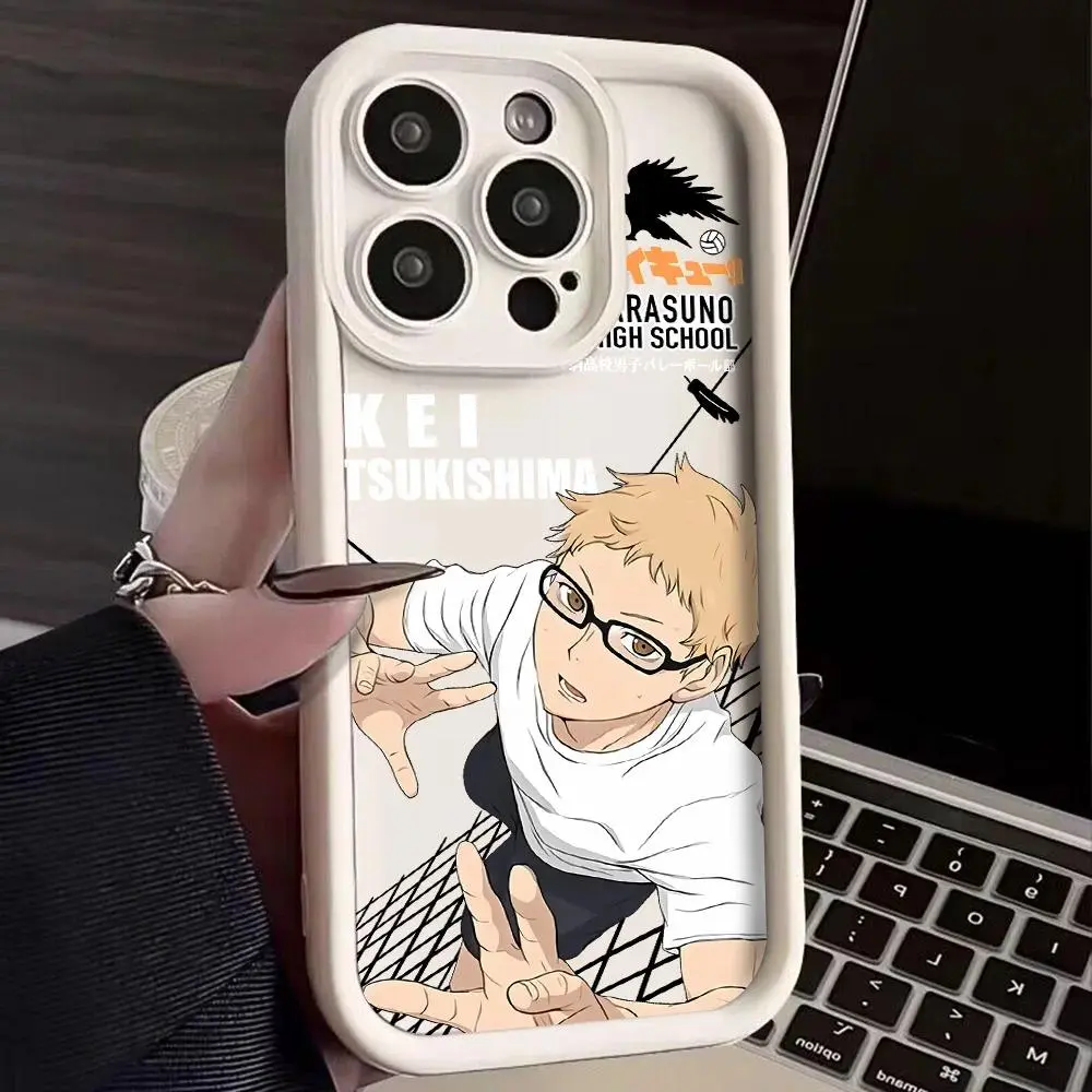Haikyuu Phone Case For iPhone 17 Promax 16 15 14 13 12 11 Plus Pro Max 17Air and Samsung S26 S25 S24 S23 S22 S21 FE Plus Ultra - Anti Drop Full Perfect Aesthetic Printed Soft TPU Case