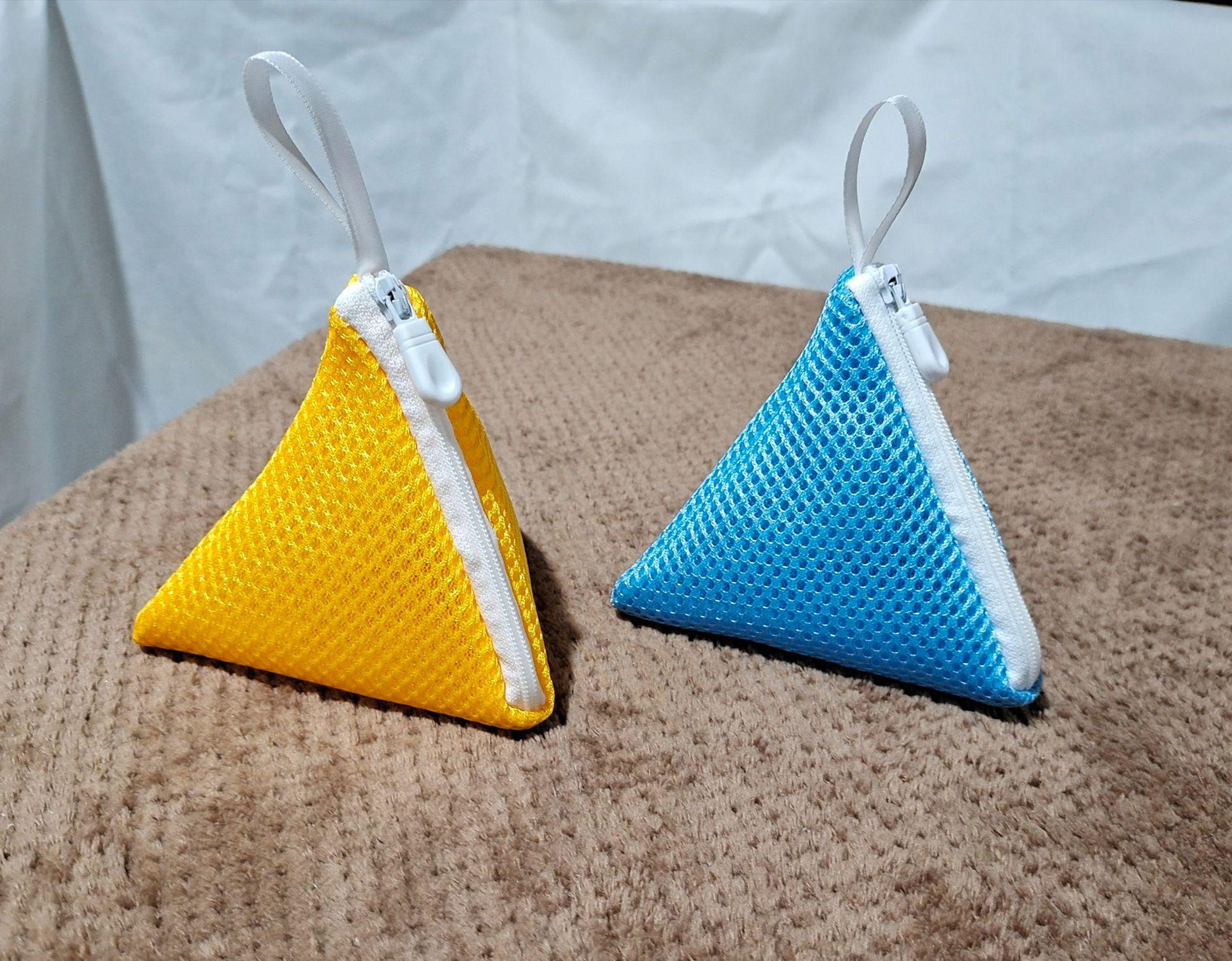 3PCS Multicolor Mini Mesh Laundry Bags Polyester Washing Bags for Washing Machine