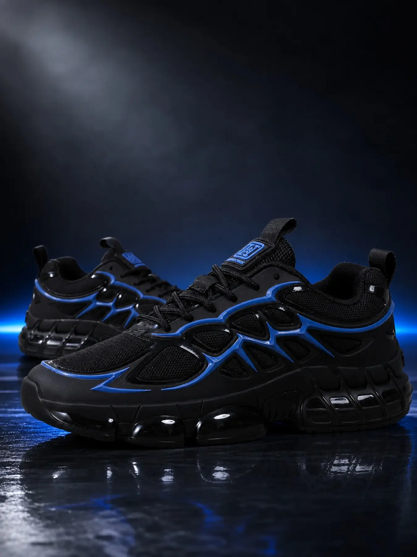 2026 Thick Sole Sports Shoes, Breathable Mesh Casual Sneakers, Trendy Men's Shoes, Height-Increasing Shock Absorbing Outdoor Running Shoes
