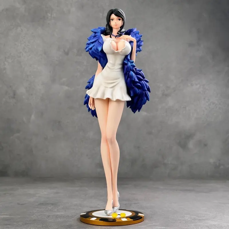 One Piece Golden City Robin Figure, Standing Nico Robin Anime Handmade Model, Collectible Secondary Dimensional Statue