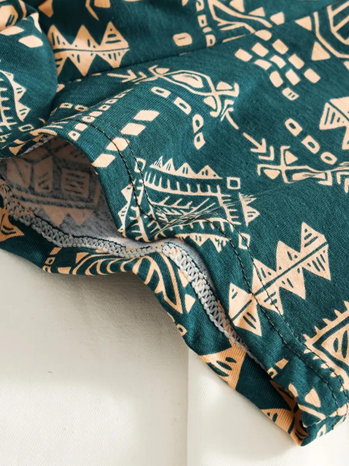 Men's All Over Print Boxer Briefs Set, Printed Boxer Briefs, Breathable Comfortable Underwear for Daily Wear, Casual Men's Underwear for All Seasons, Print Boxershorts