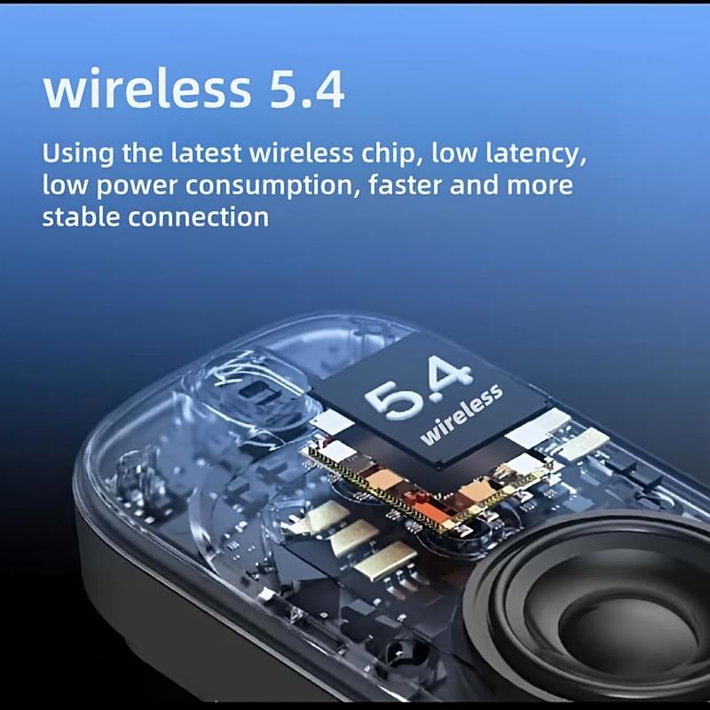 1pc Wearable Bluetooth Speaker - Clip-on Mini Wireless Portable Speaker with Built-in Microphone for Hands-free Music and Calls - Up to 18 Hours Battery Life, Black, Suitable for Sports/Work/Cycling Activities, Smart Speaker Device