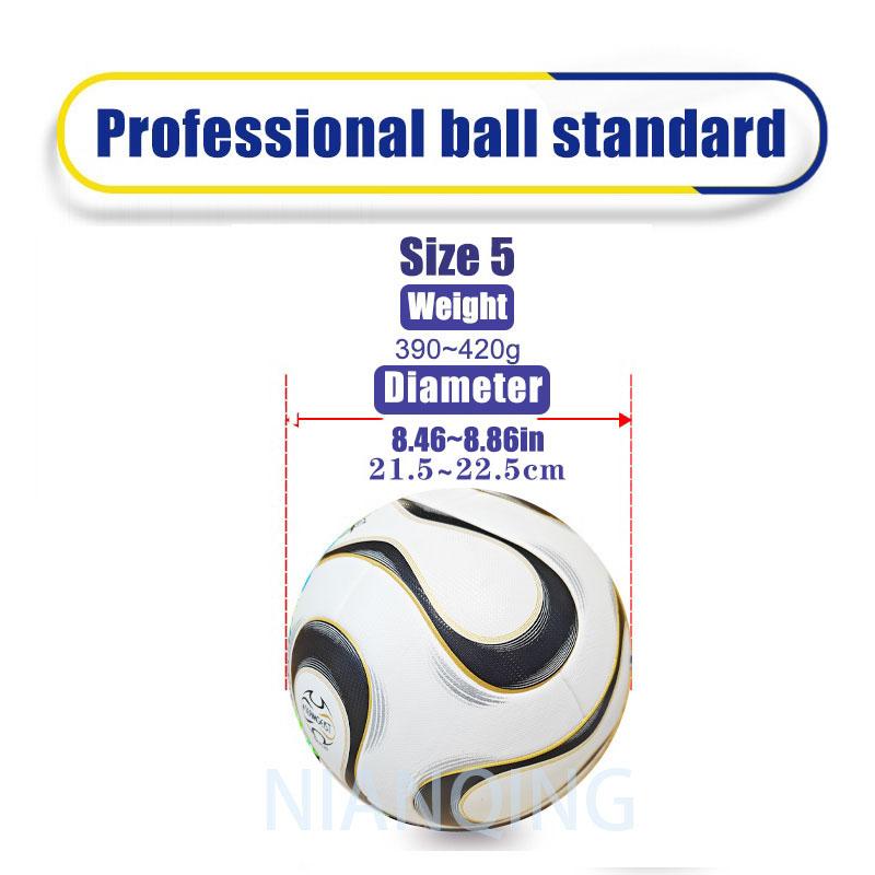 Size 5 Football, High Elastic and Wear Resistant Football, Football Training Ball for Indoor and Outdoor Training and Competitions, Soccer Balls
