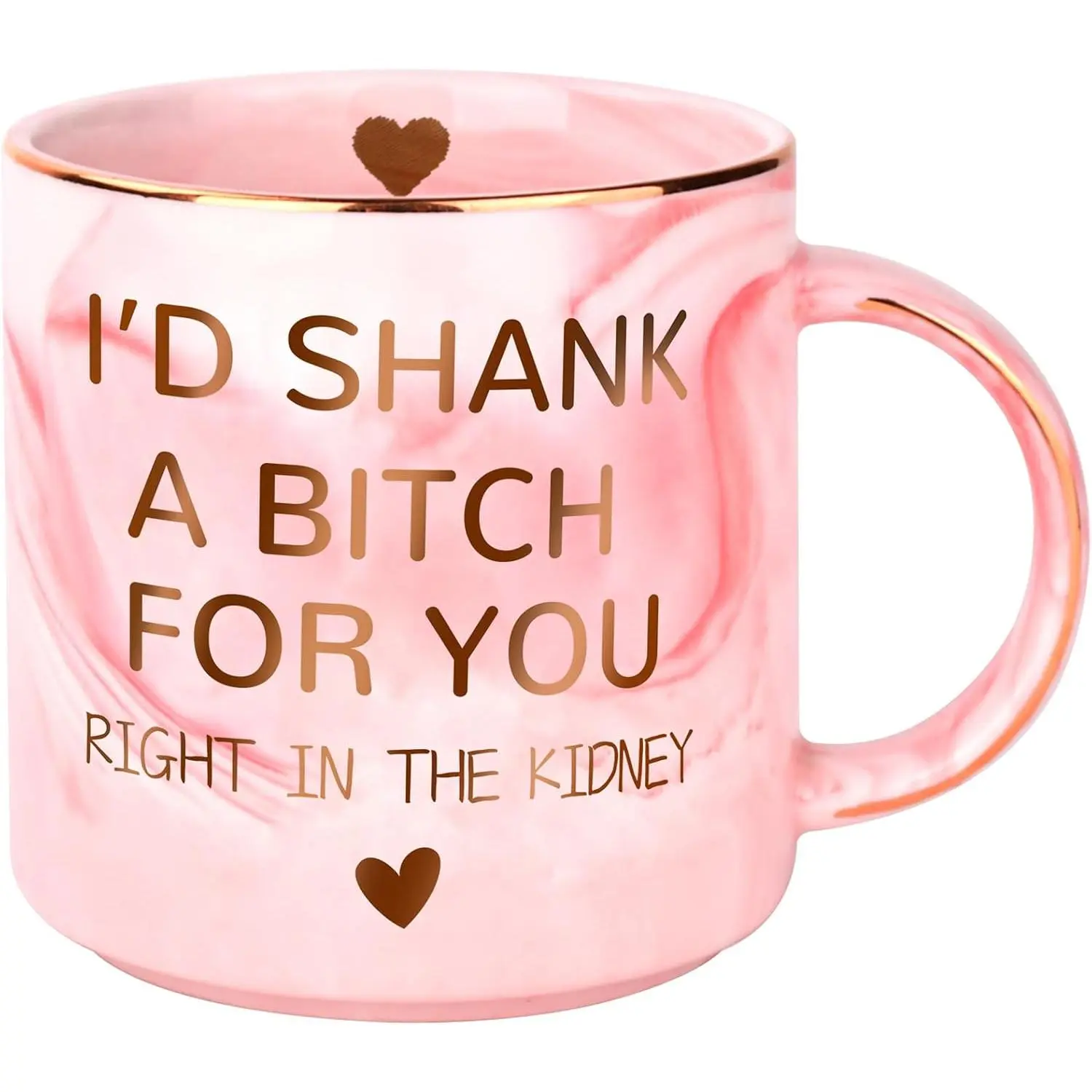 Birthday Gifts 12oz Funny Coffee Mug for Women   Sisters Besties | Christmas Valentines Galentines Gifts for Girlfriend Sister Teen Girls Marble Coffee Cup with  Print for Mom Grandma Aunt