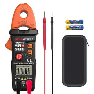 2026 Full-Automatic Clamp Meter, TRMS 6000 Counts Multimeter with AC/DC Voltage & Current, Resistance, Continuity, Frequency, Detect; Auto-ranging Amp Volt Ohm Meter Voltage Tester with NCV