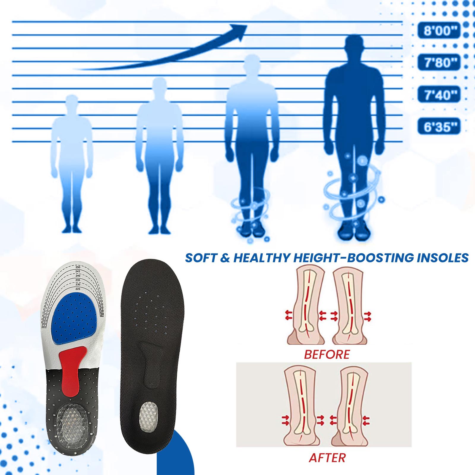 Houkea Insoles: Non-slip, wear-resistant, arch support, foot posture correction, body care, breathable insoles