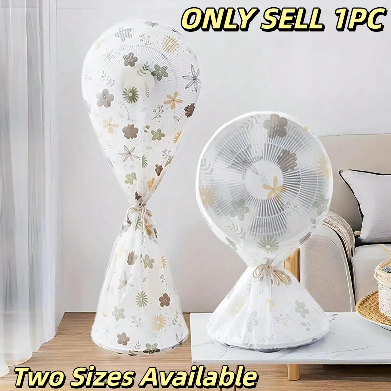 Fan Safety Cover, Anti-Collision Net, Dustproof Design Household Dust Cover Waterproof Reusable Fan Protector, Easy to Wear and Remove, Suitable for Home Office Travel, Durable Cover