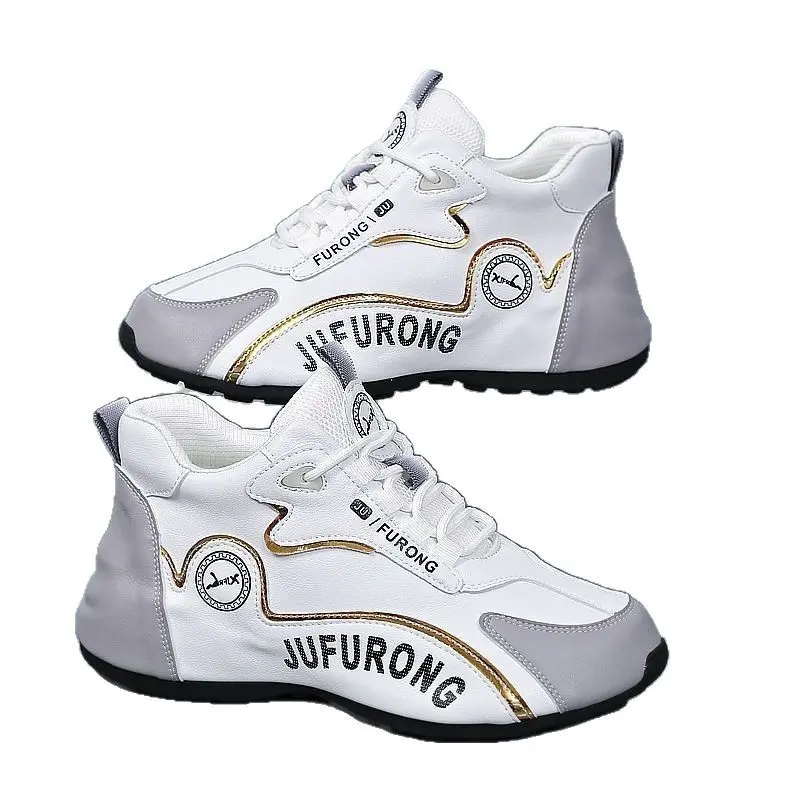 2026 New Spring Sports Shoes for Men and Women, Popular on Douyin, Thickened White Sneakers, Couple's Dad Shoes, Fashionable Shoes