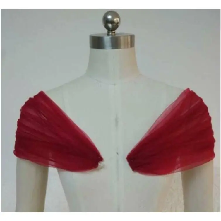 Detachable Women Straps Shoulder Covers Multi Uses 48cm Off the Shoulders Sleeves for Wedding Dress Costume Party 1 Pair