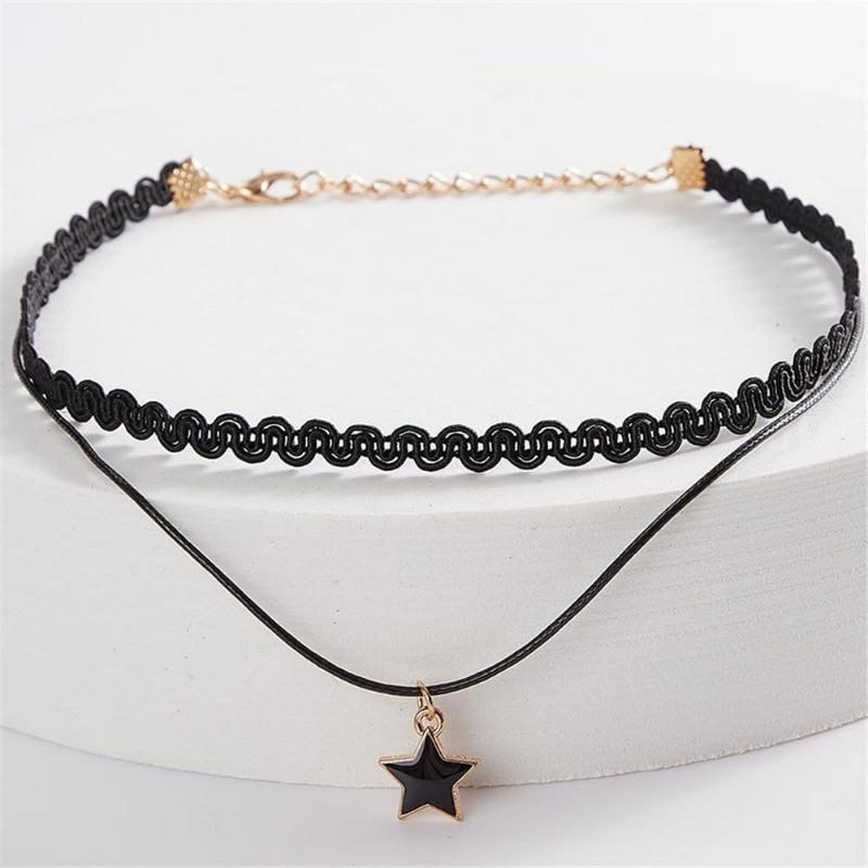20 pieces of velvet choker necklaces, tattoo lace gothic classic black necklaces, collarbone chains, women's Y2k necklaces, jewelry gifts.
