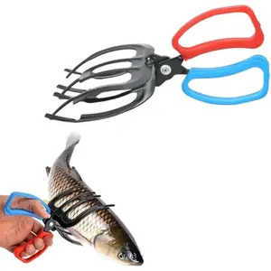 3 Claw Fish Gripper,2025 NEW Multifunctional Three Teeth Fishing Pliers Anti-Slip Fish Claw Gripper, Metal Fishing Pliers Gripper Catch Fish Control Clamp, Fishing Accessories (3 Claw)