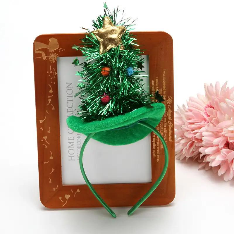 Glowing Christmas Tree Headband - Festive Red & Green Star-Adorned Party Accessory for Holiday Celebrations, Christmas Accessories, Best for Christmas, Christma Tree Topper, Christma Tree Star, Christma Tree Tope, Christmas Headband, Christmas Hair Access