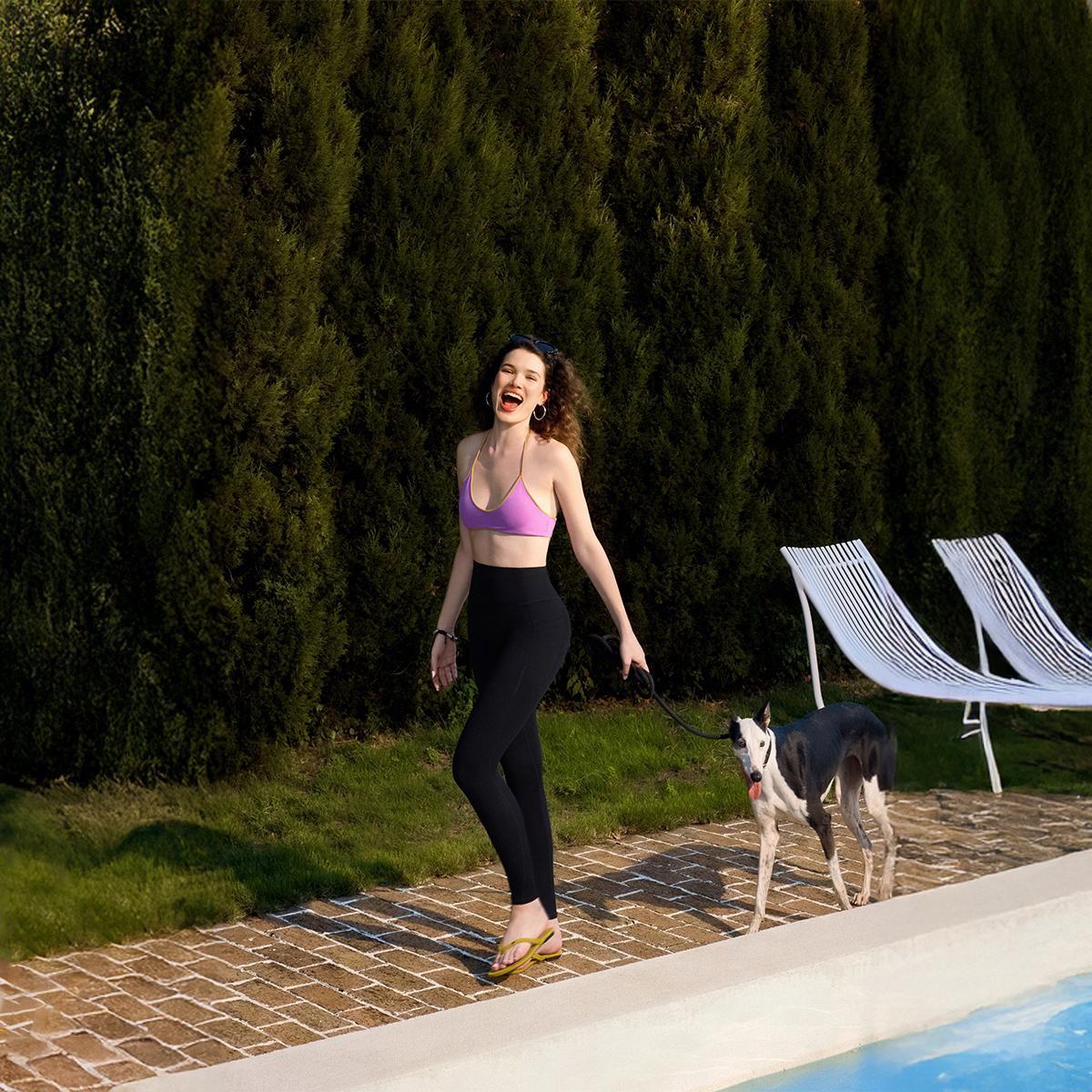 Leggings - 7/8、Full & Thick High-Waisted Shaping Leggings for Cycling , Running,& Fitness Gym Bottoms 2