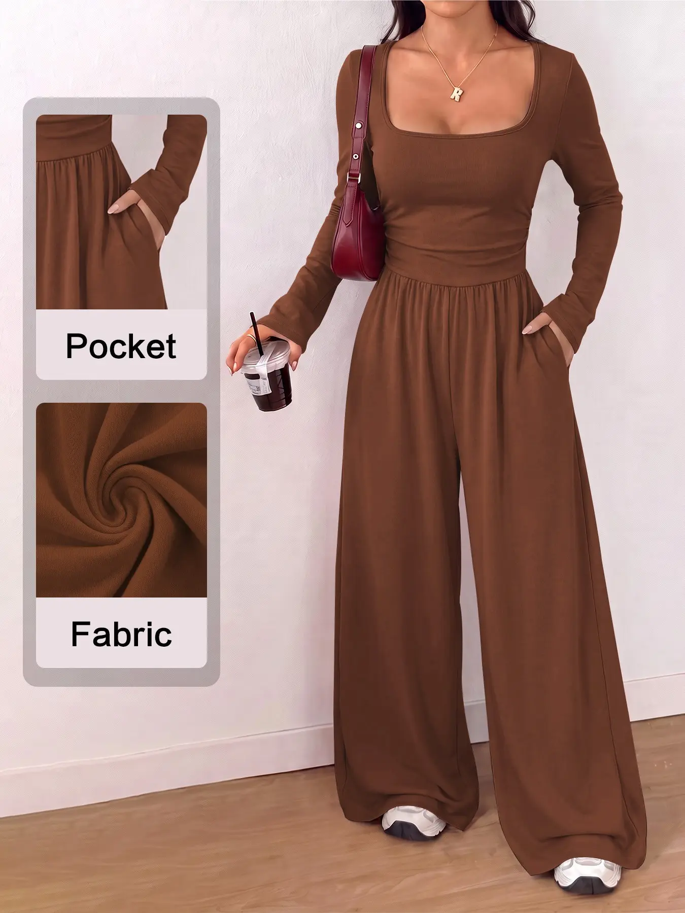 Women's 3-Pack Floor-Length Jumpsuits, Fitted Backless Design, Plain Surface, Organic Textile, All Seasons, Ideal for Travel & Daily Use