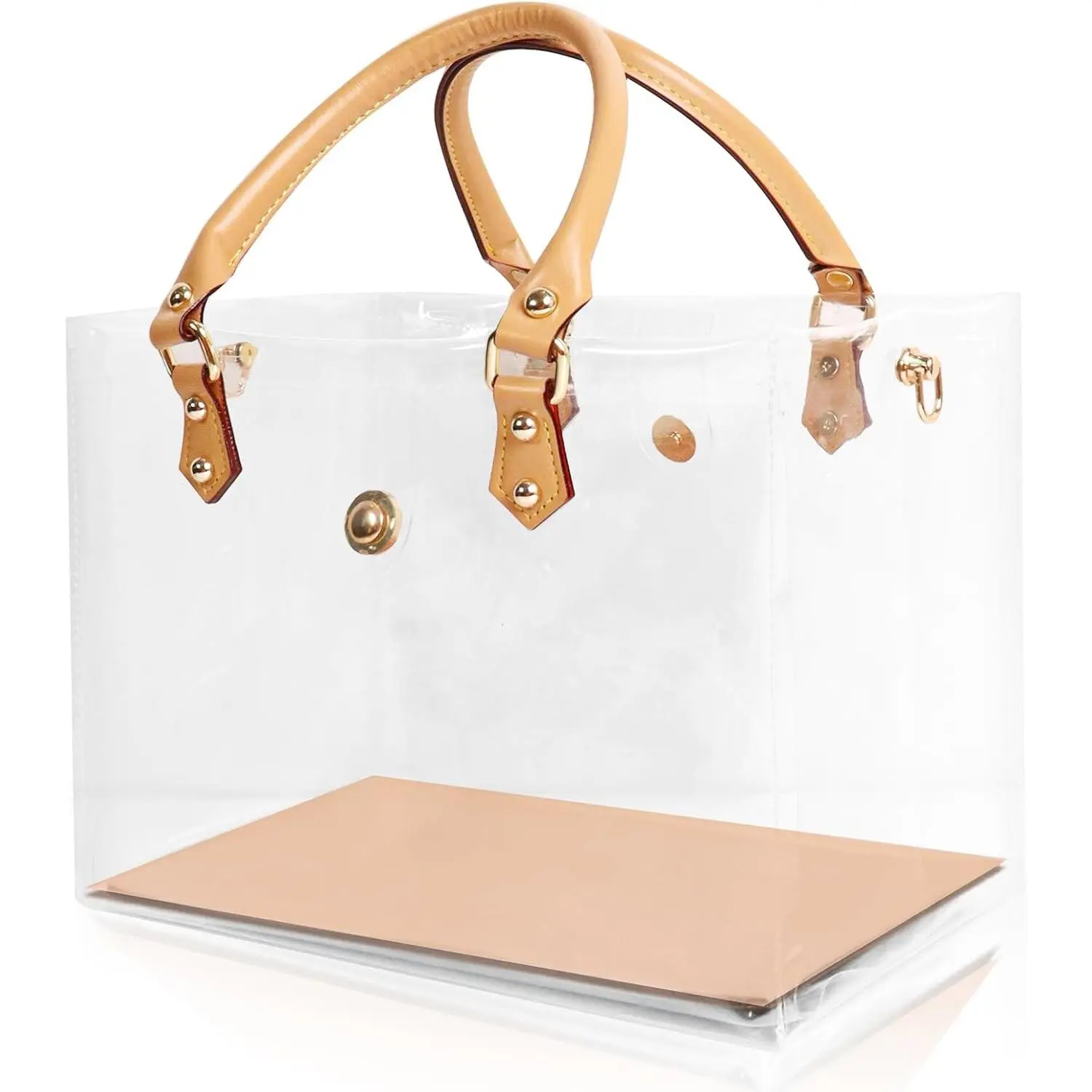 Clear TPU DIY Tote Bag Handbag Making Kit-Luxury Paper Bag Purse Making Kit Birthday Holiday Gift Bag