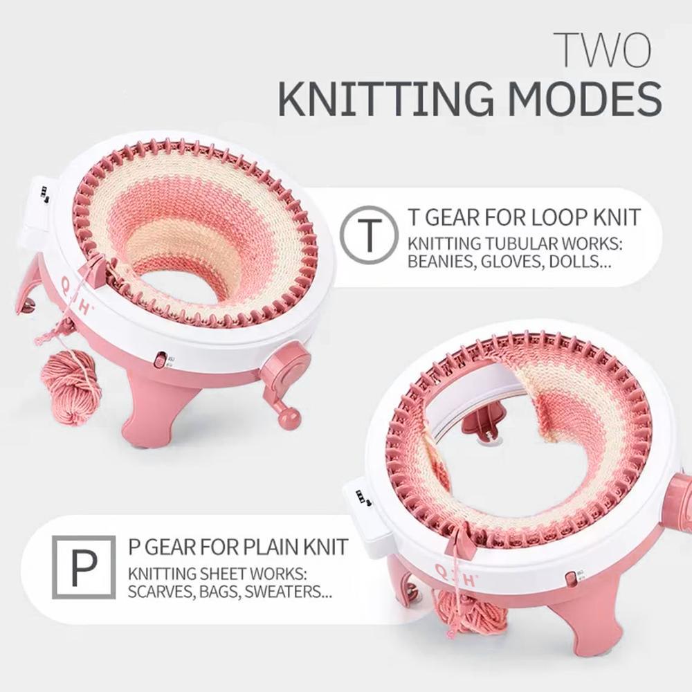 1 Set 48 Needles Handmade Knitting Machine, Handmade DIY Scarf Sweater Hat Sock For Adult & Children, DIY Smart Knitting Machine Gift, for Yarn Handcrafts, DIY Crafts, Knitwear, Handcraft