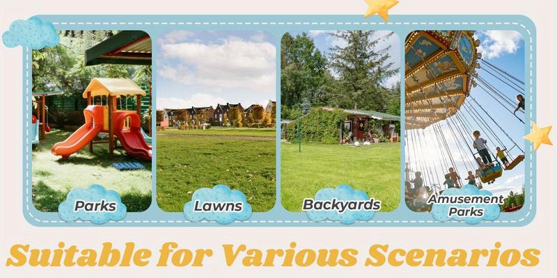 Backyard Wooden Swing Set - Includes 2 Belt Swings & Trapeze Bar, Outdoor Playset for Kids, Backyard Discovery Style