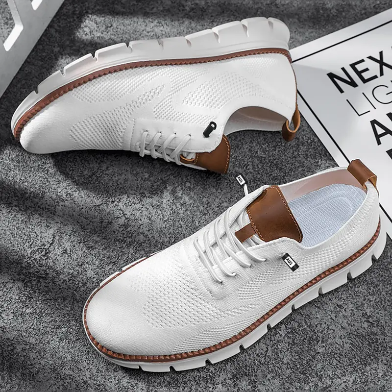 【Black Friday】Men's Lace-Up Low-Top Casual Sneakers, Breathable Comfortable Round-Toe Shoes for Daily Wear #GLOBAL PICKS