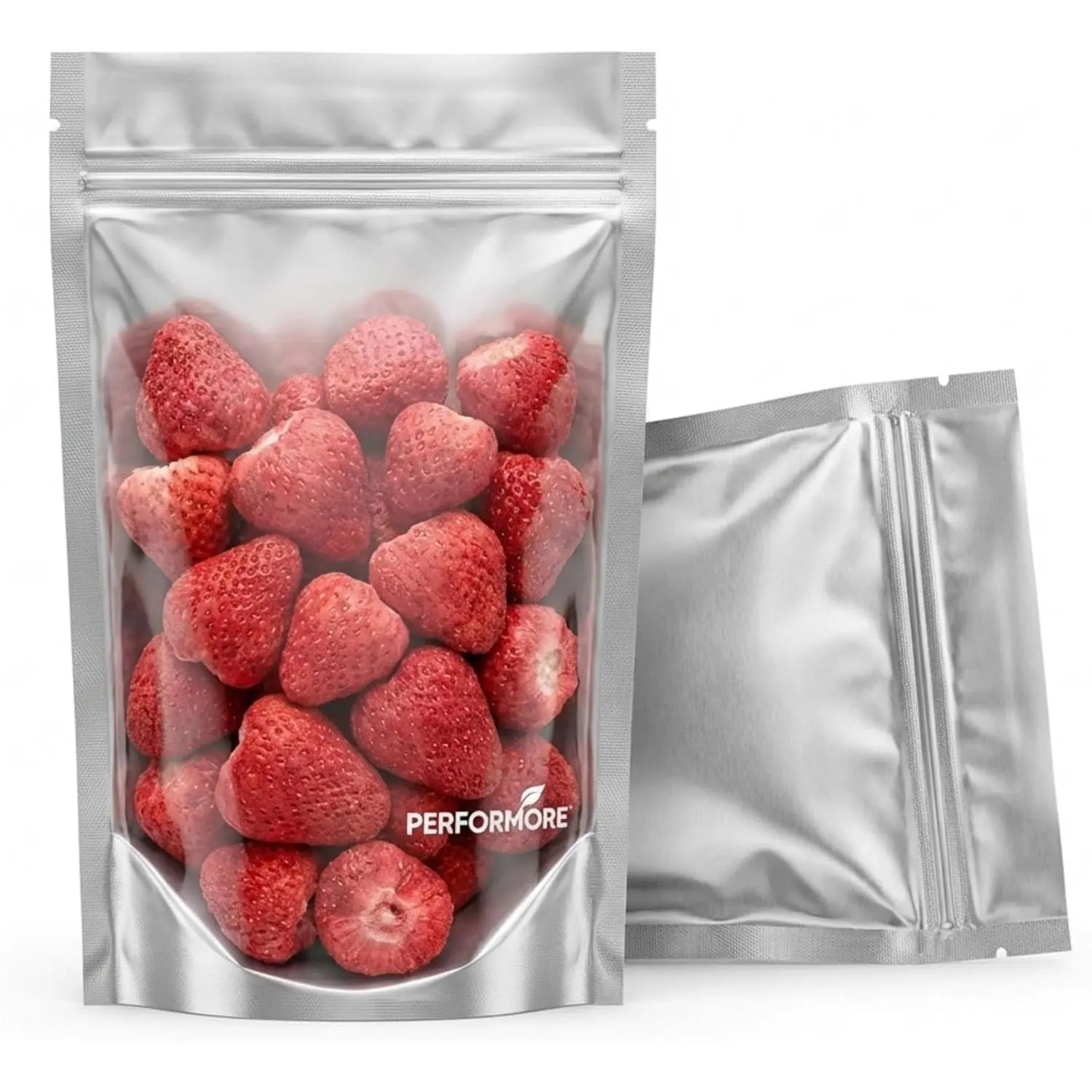 Stand Up Pouch Bags, 6" x 9", Heavy Duty, 100 Pack, Clear Front with  Foil  - Resealable Ziplock and Heat Sealable for  Storage