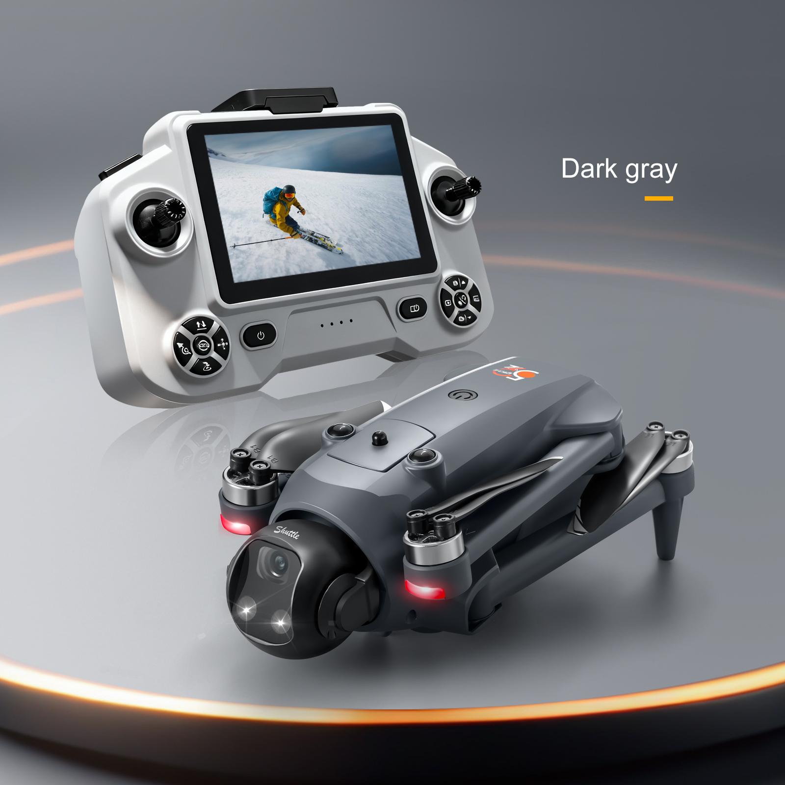New Design GPS Drone with 180° ESC Camera 5G Large Screen Remote Control Lifting and Obstacle Avoidance Head Brushless Power GPS Return for Amateur Players.