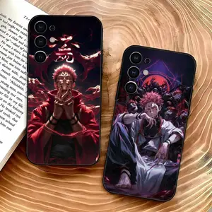 R-Ryomen Sukuna J-Jujutsu K-Kaisen Phone Case Silicone Soft For SamsungS26, S25,S24,S23,S22,S21,A14 A15 A16 A35 Ultra,Plus,Fe