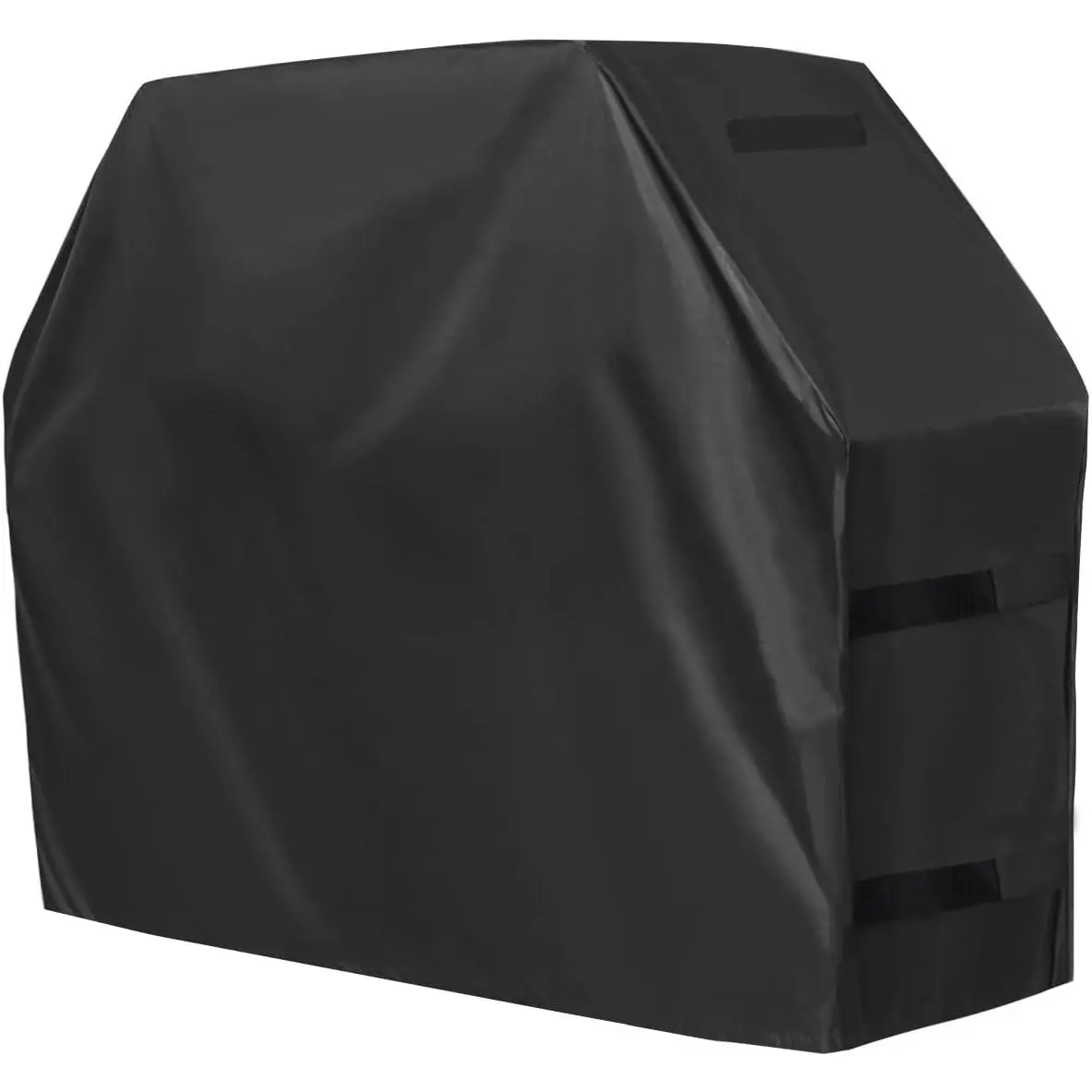 Waterproof Heavy Duty BBQ Grill Cover - Universal Barbecue Grill Covers UV Resistant Barbeque Gas Grill Cover for Outdoor Universal Grills, 58L x 24W x 44H Inch, Black