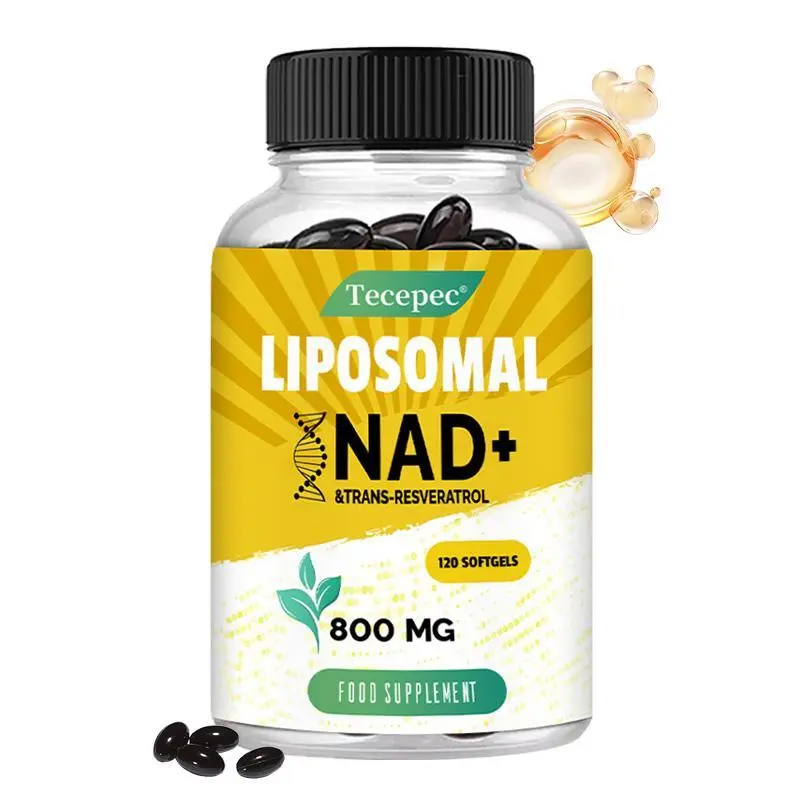Tecepec NAD+ Health Supplement, Supports Skin Health, Supports Brain Health 120 Capsules
